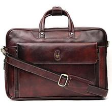 WildHorn Leather Brown 15.5 inch Men's Laptop Messenger Bag