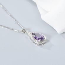 Amethyst pendant_Wan Ying jewelry amethyst pendant s925