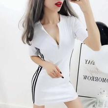 2019 New Style One Piece T-shirt Styled Dress for Girls