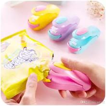 Plastic Bag Sealer Household Storage Sealing Tools Mini Sealers Portable For Bags Clips-Assorted color