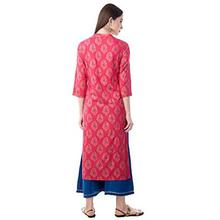 NEW4U Women's Rayon Printed Kurta With Palazzo Set