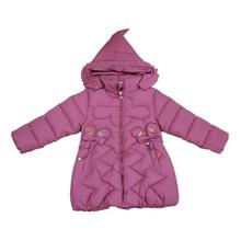 Bubblegum Pink Windproof Hooded Jacket For Girls