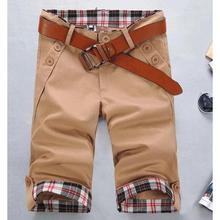 Men's casual shorts _ summer men's casual shorts plaid