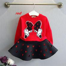 2019 latest spring and autumn piece fitted girls, cartoon