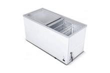 Rowa RSF-400B 400 Ltr GLASS Double Door Deep Freezer-White