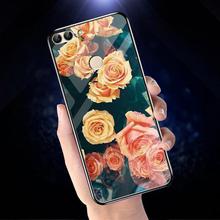 Luxury Tempered Glass Case For Huawei P Smart Case Silicon Nova Lite 2