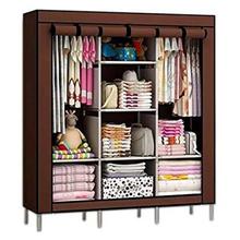 Fancy Portable Cloth Cabinet/Wardrobe (135 x 45 x 175 cms)