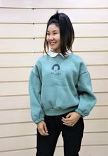 Melange Green Color Sweatshirt