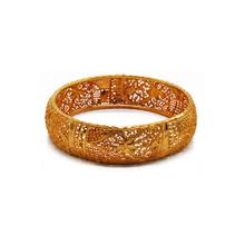 Plant Gold Toned Bangle For Women