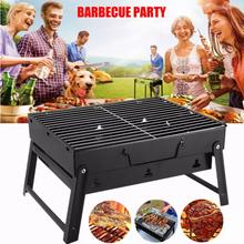 BBQ Portable Charcoal Grill Fold Barbecue Stove Table for Outdoor Camping