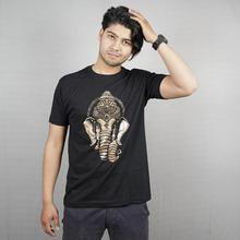 Men's Golden Ganesh Printed T-shirt