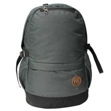 Fossil Grey Solid Backpack-Unisex