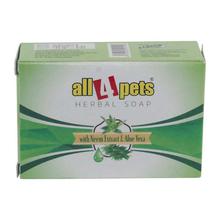 All 4 Herbal Pet Soap With Neem Extract & Aloe Vera - 75gm