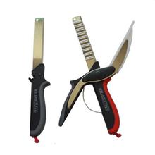 3-in-1 Clever Cutter Knife & Cutting Curved Board Scissors Tools