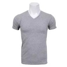 Solid Plain T-Shirt- Grey