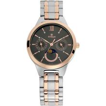 Titan Neo Black Dial Chronograph Watch For Women - 2590KM02