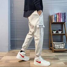 Men's overalls _ spring and summer casual pants Korean trend