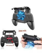 SR Pubg Controller Gamepad Pubg Mobile Trigger L1R1 Shooter Joystick Game Pad Phone Holder Cooler Fan with 2000mAh Power Bank