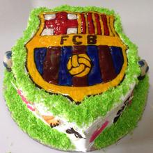 Barcelona  logo design cake -3 lb