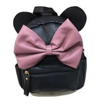 Pink Bow Designed Back pack for women