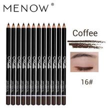 MENOW 12 Colors Eyeliner Makeup Eye Pencil Waterproof Eyebrow Eye Shadow Eye Liner Lip Sticks Cosmetics Eyes Make Up HOT SALE