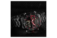 NaviForce NF9133 Digital Analog Dual Movement Stainless Steel Watch – Red