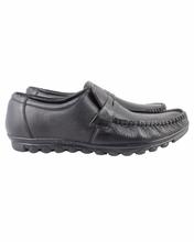 Shikhar Men's Black Loafers