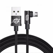 Genuine BASEUS MVP Elbow 2A Micro USB Data Sync Charger Cable 1m for Samsung Huawei Xiaomi
