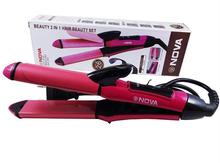 Nova 2 In 1 Hair Curler & Straightener