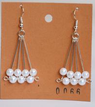 Pearl Studded Drop Earrings For Women
