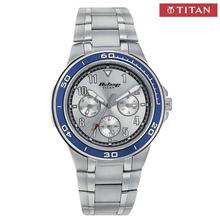 Titan 90039KM03 Octane Choronograph Watch For Men- Silver