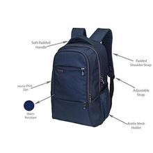 COSMUS Polyester Navy Blue Laptop Backpack for (15.6 inch)