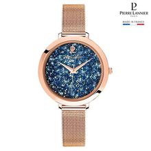 Pierre Lannier Rose Gold Round Dial Analog Watch For Women (076G998)