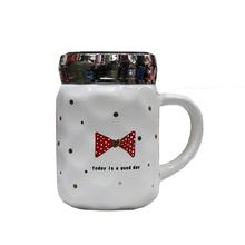 Bow Tie Printed Ceramic Mug