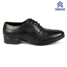 Shikhar Shoes Wingtip Formal Shoes For Men (2918)- Black