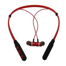 BY-M02 Sport Bluetooth Magnetic In-Ear Headphone - Red