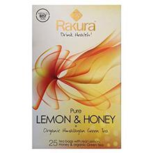 Rakura Pure Lemon & Honey Organic Himalayan Green Tea (25 Sachets)