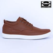 Caliber Shoes Tan Brown Casual Lace Up Shoes For Men (536 O)