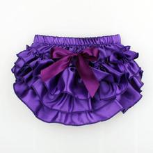 Baby Girl Ruffle Bloomers Diaper Covers Baby Shorts Satin Panties