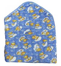 Happy Feet Baby Blanket Blue Combo (B101)