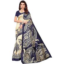 Aadvika mysore silk printed saree with blouse piece