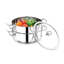 FOOD STEAMER WITH GLASS LID