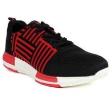 Black/Red Ultralight Sport Shoes For Men -0470-BLKRED