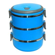 3 Step Plastic/Steel Lunch Box