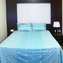 Super Fine Cotton Double Bedsheet with 2 pillow covers