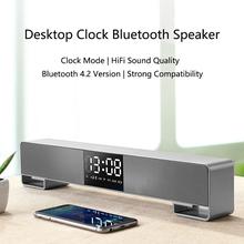 Joyroom M05 HIFI Bluetooth Speaker Portable FM Radio LED display Subwoofer wireless alarm clock Mini speaker support mobile phone call