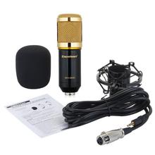 BM-800 Condenser Microphone Sound Recording Dynamic + Mic Shock Mount