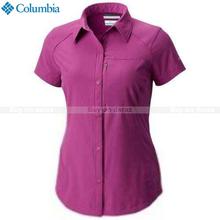 Columbia Intense Violet Silver Ridge Short Sleeve Shirt For Women- 1443251