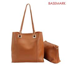 BASEMARK 2 In 1 Solid Handbag For Women - 38