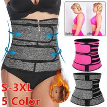 Women Waist Trainer Corset Sweat Belt Weight Loss Compression Trimmer Workout Fitness Bodywear, Color may Vary